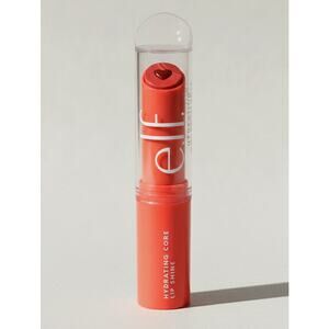 elf Hydrating Core Lip Shine in Giddy, e.l.f. Tinted Lip Balm Makeup 0.09 oz